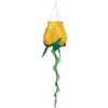 Windsocks SoundWinds Yellow Rose Spinning Windsock
