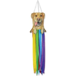 Accent Home & Garden Mini Pet Windsock - Yellow Labrador Retriever
