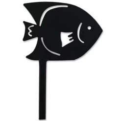 Accent Home & Garden Fish Flag Finial Accent