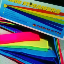 Kites 6 Ft. 5 Ply Streamers/Neon/Hemmed Premier Kites