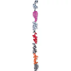 Kites 6 In. Fuzzi Tail - Rainbow Op-Art Premier Kites