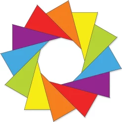 Collections Kites Line Laundry 80 In. F-Stop Spinner For Kites And Line - Rainbow