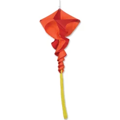 SoundWinds Small Rotini Spinning Windsock - Red Windsocks
