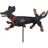 WindGarden WhirliGig Spinner - 20 In. Black & Tan Dachshund WindGarden