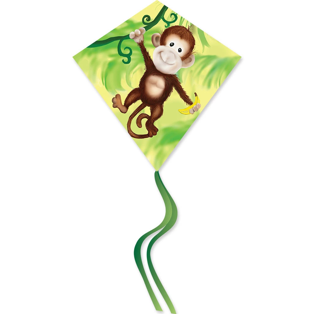 25 In. Diamond Kite - Monkey (Bold Innovations) 1 25 In. Diamond Kite - Monkey (Bold Innovations)