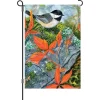 Accent Home & Garden 12 In. Flag - Virginia Creeper Chickadee
